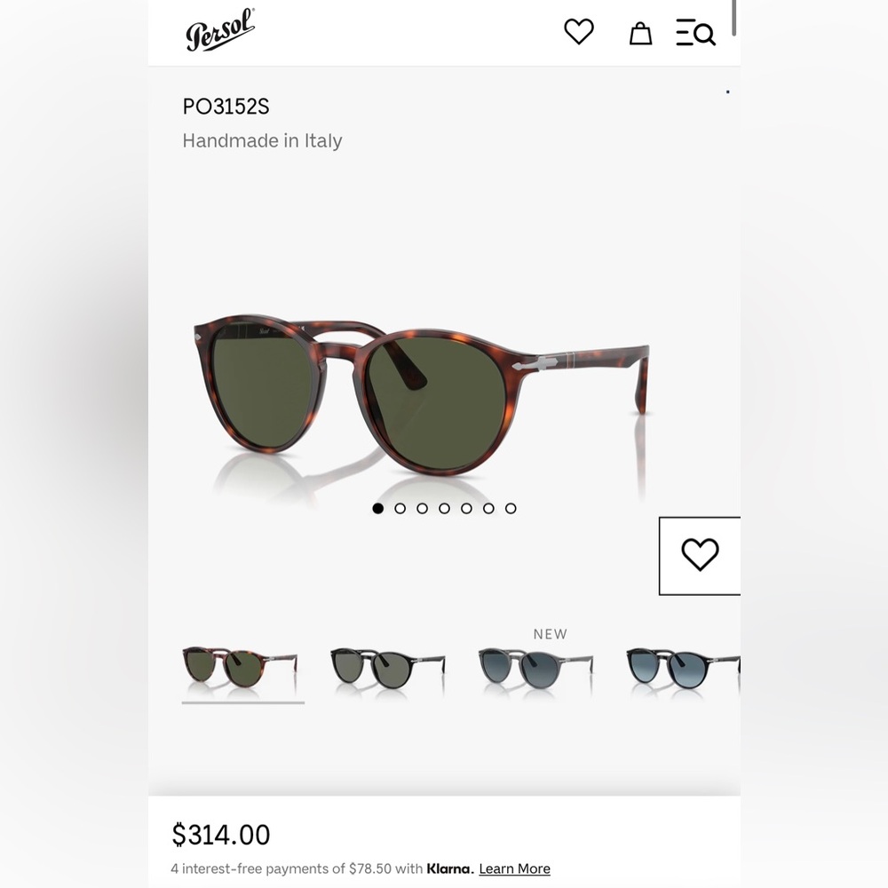 Persol Sunglasses (PO3152S)